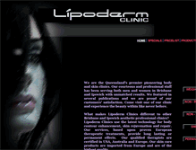 Tablet Screenshot of lipodermclinic.com